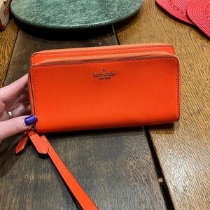 Kate Spade Vibrant Orange Wallet